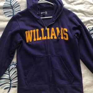 Williams zip up hoodie